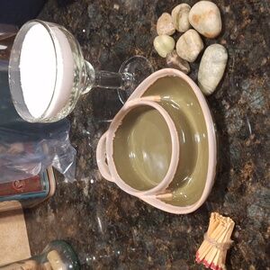 Green Ceramic Vignette